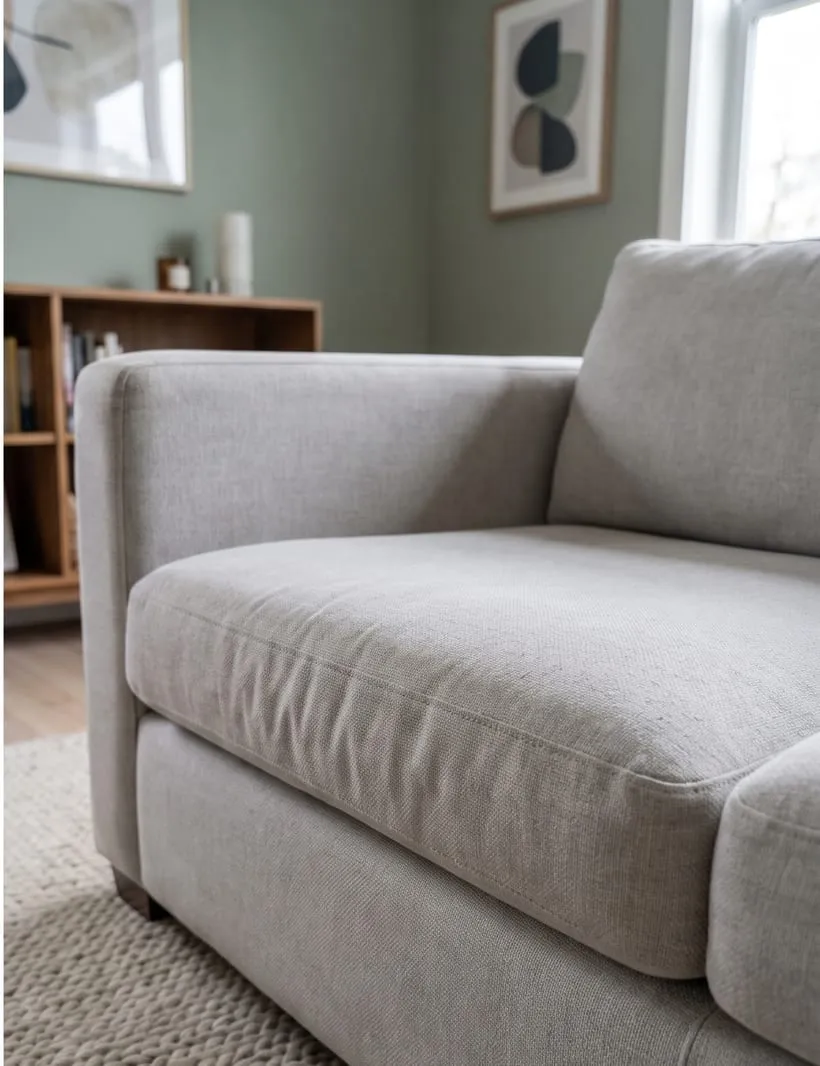 After — Upholstered furniture before and after pet odor treatment